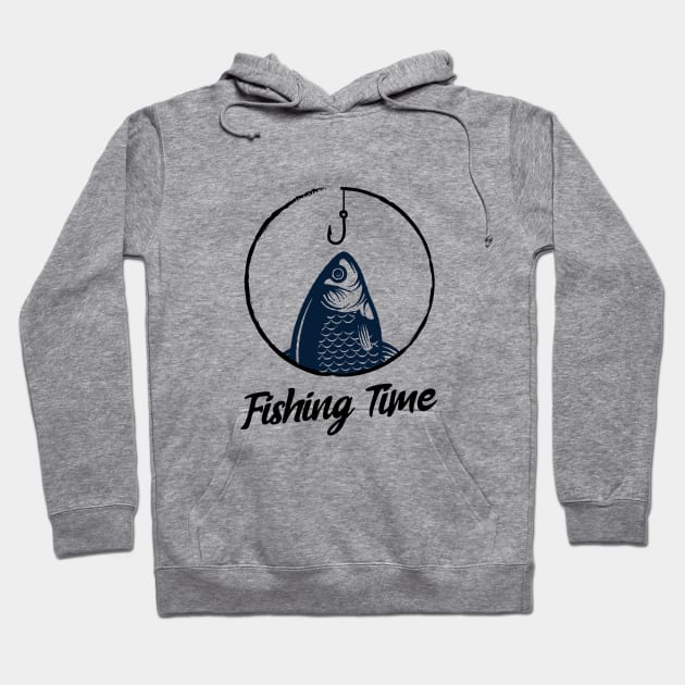 Fishing Time / Sport Fishing / Fishing Design / Fishing Lover / Fisherman gift Hoodie by Redboy